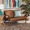 Baxton Studio Bianca Mid-Century Modern Walnut Brown Finished Wood and Tan Faux Leather Effect Loveseat 190-11393-ZORO - alternate 1